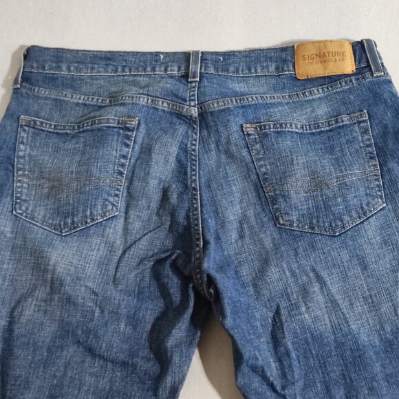 Signature by Levi Strauss jeans men's sz W36/L30 denim blue S61 Relaxed - Picture 4 of 14